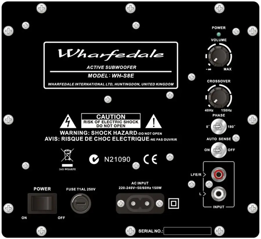 Wharfedale WH-S8E Atras.webp